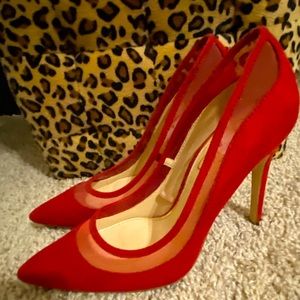 Jessica Simpson Red Pumps Size 7